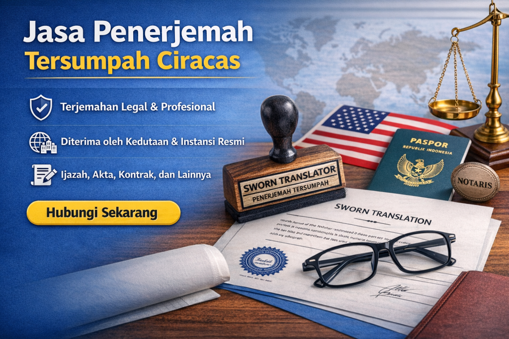 Jasa penerjemah tersumpah Ciracas