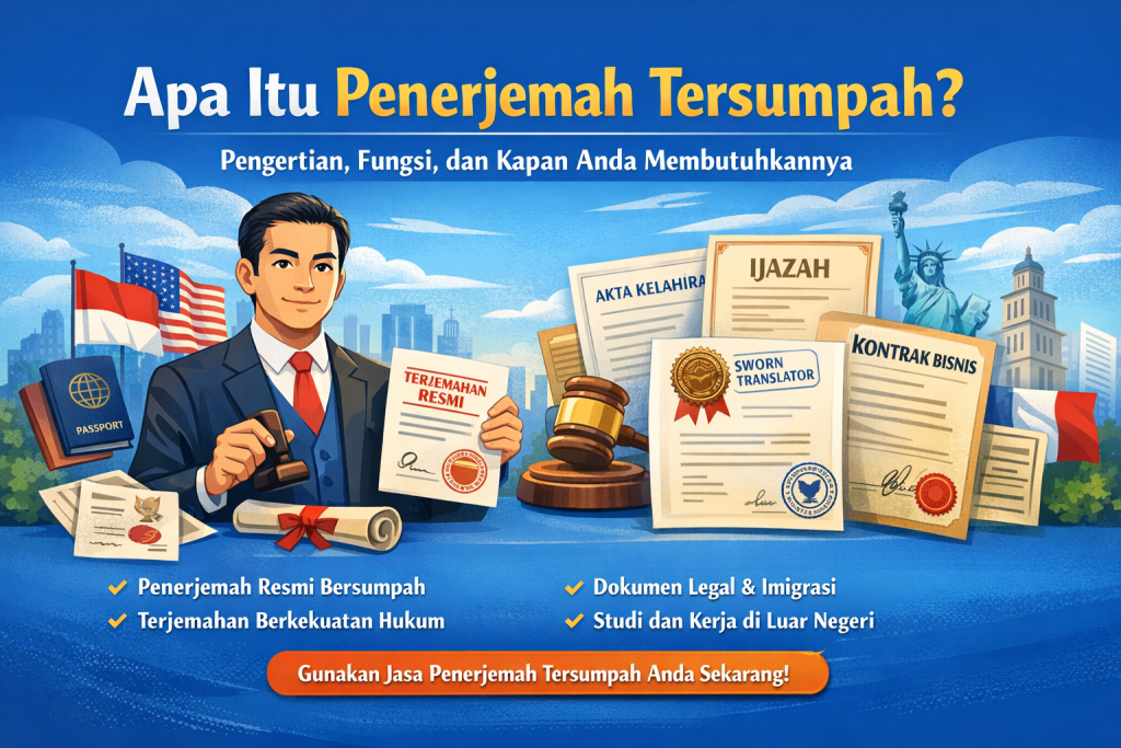 apa itu jasa penerjemah tersumpah