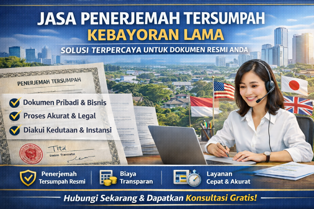 jasa penerjemah tersumpah kebayoran lama