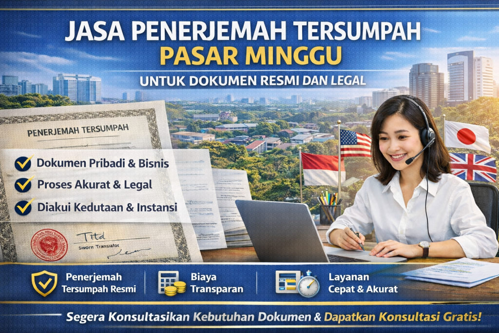 jasa penerjemah tersumpah pasar minggu