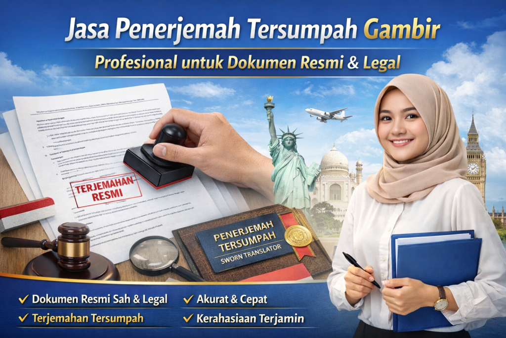 Jasa Penerjemah Tersumpah Gambir
