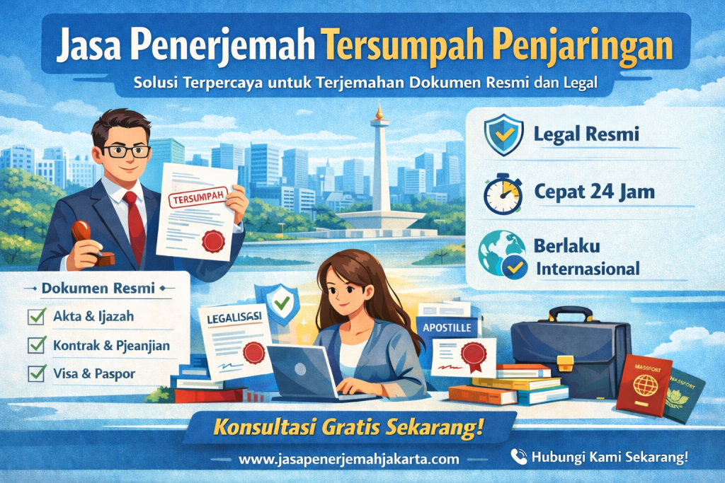 Jasa Penerjemah Tersumpah Penjaringan