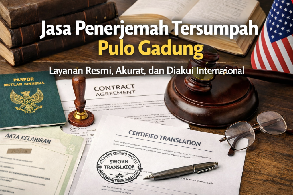 Jasa penerjemah tersumpah Pulo Gadung