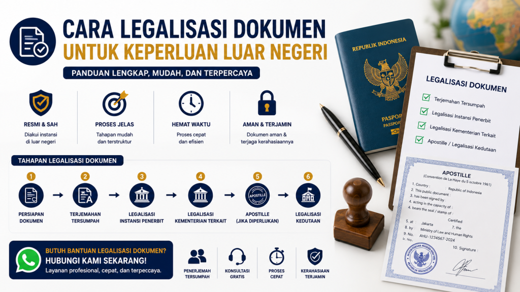 Cara Legalisasi Dokumen untuk Keperluan Luar Negeri