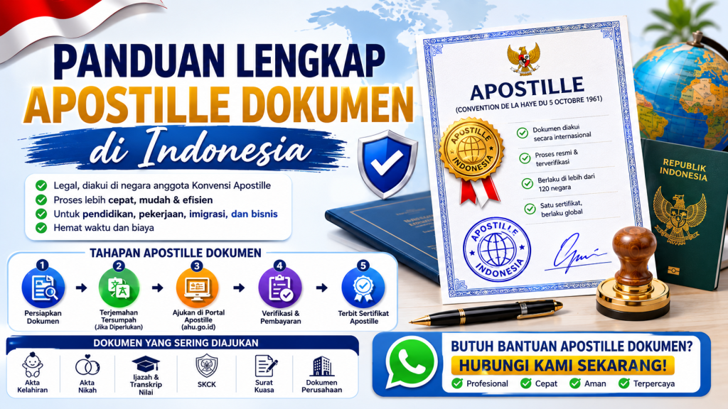 Panduan Lengkap Apostille Dokumen di Indonesia