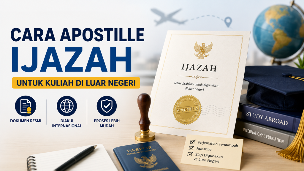Cara Apostille Ijazah untuk Kuliah di Luar Negeri