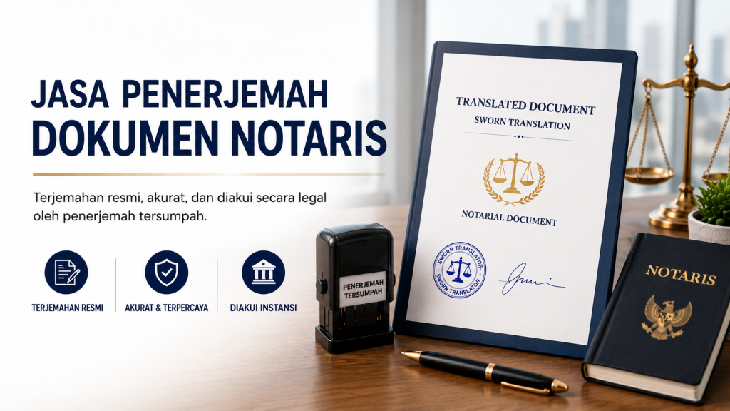 Jasa Penerjemah Dokumen Notaris