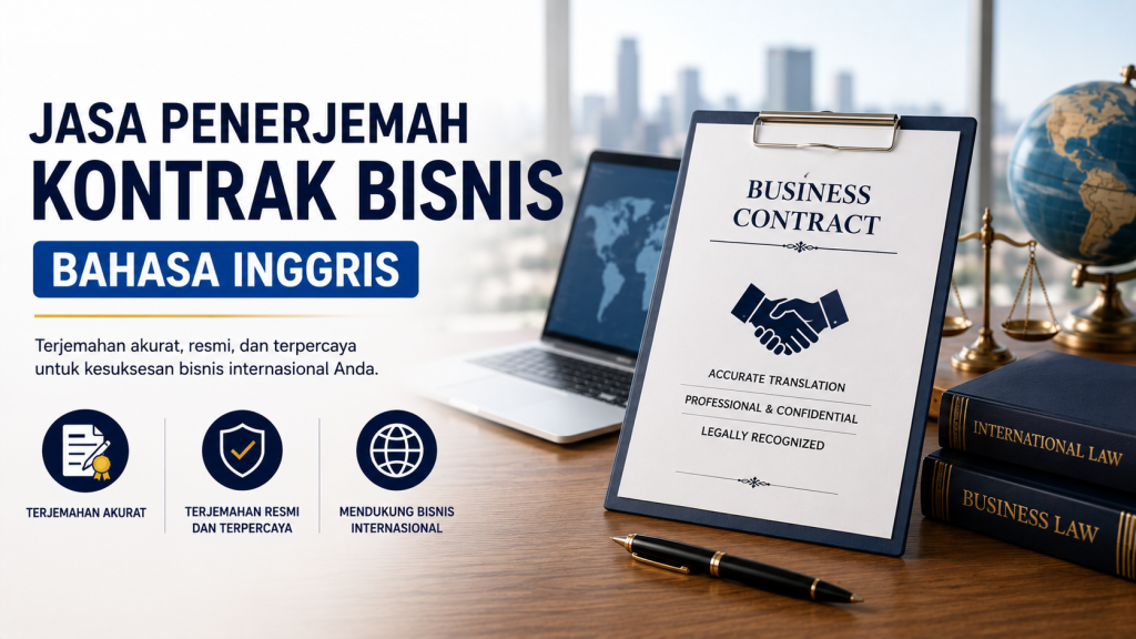 Jasa Penerjemah Kontrak Bisnis Bahasa Inggris