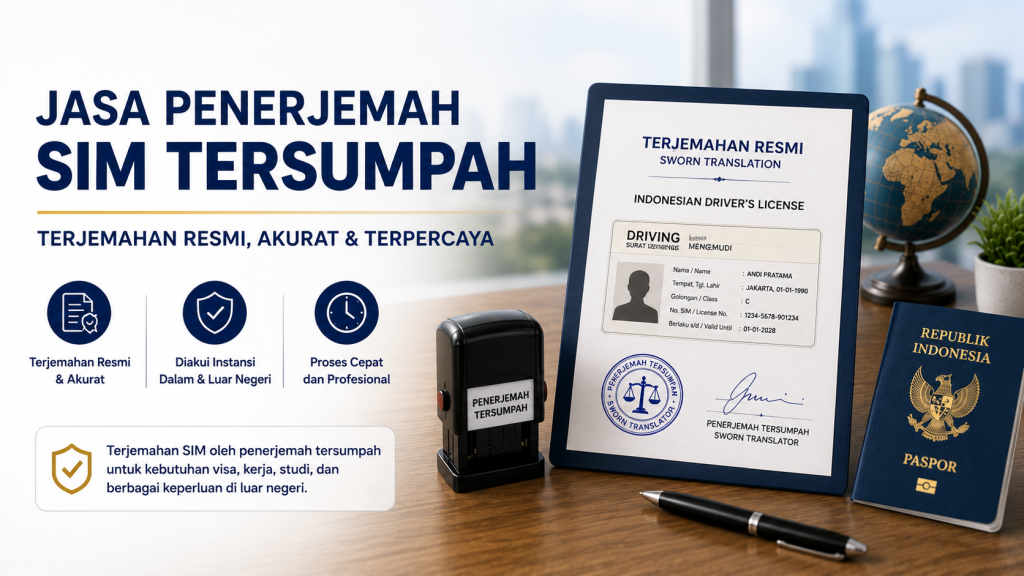 Jasa Penerjemah SIM Tersumpah