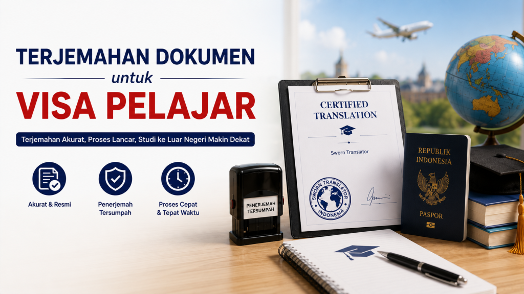 Terjemahan Dokumen untuk Visa Pelajar