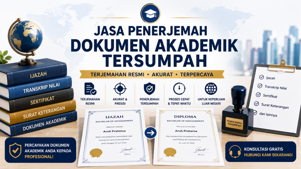Jasa Penerjemah Dokumen Akademik