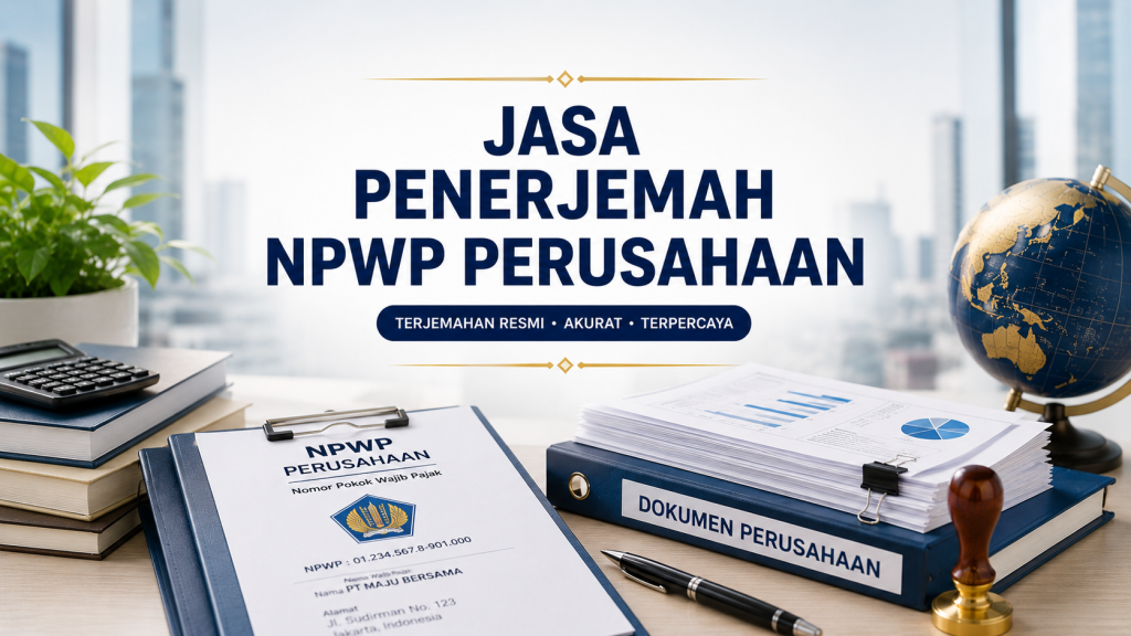 Jasa Penerjemah NPWP Perusahaan
