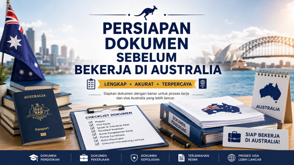 Persiapan Dokumen Sebelum Bekerja di Australia