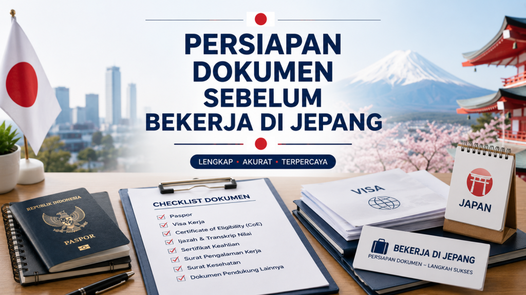 Persiapan dokumen sebelum bekerja di Jepang